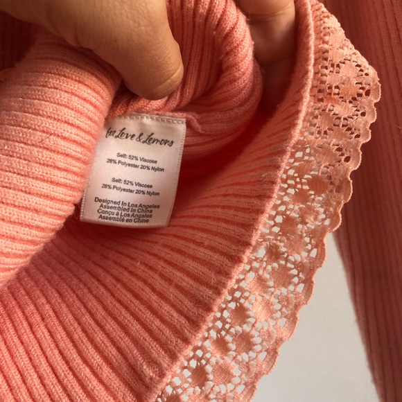 For love and lemons VS Nina cardigan with lace trim - Picture 7 of 7